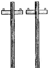 Stewart Products 1127 N Scale Rural Utility Poles w/Brackets