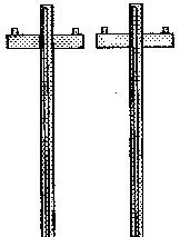 Stewart Products 127 HO Scale Rural Utility Poles -- 4-1/2" w/Brackets