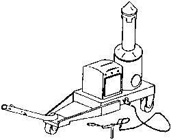 Stewart Products 212 HO Scale Portable Heavy Duty Steam Cleaner -- 1 x 1/4" 2.54 x .6cm