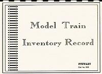 Stewart Products 509 All Scale Record Book -- Model Train Inventory