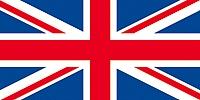 Stewart Products 949 HO Scale Flag/Pole/Base Kit -- Great Britain pkg(3)