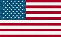 Stewart Products 950 HO Scale Flag/Pole/Base Kit -- United States (50 Stars, 1959+) pkg(3)