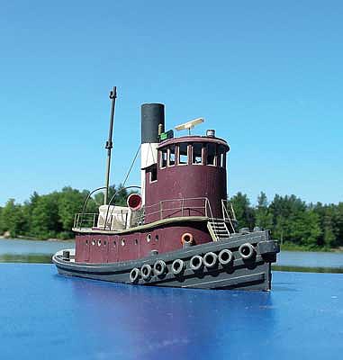 Sylvan Scale Models HO1027 HO Scale 81' Railroad Tug Boat - Resin Kit -- Unpainted