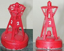 Sylvan Scale Models HO1065 HO Scale Channel Buoys - Resin Kit -- Unpainted pkg(2)