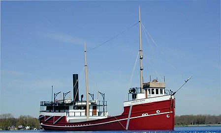 Sylvan Scale Models HO1115 HO Scale 152' Great Lakes Lumber Ship Langell Boys - Resin Kit -- Unpainted