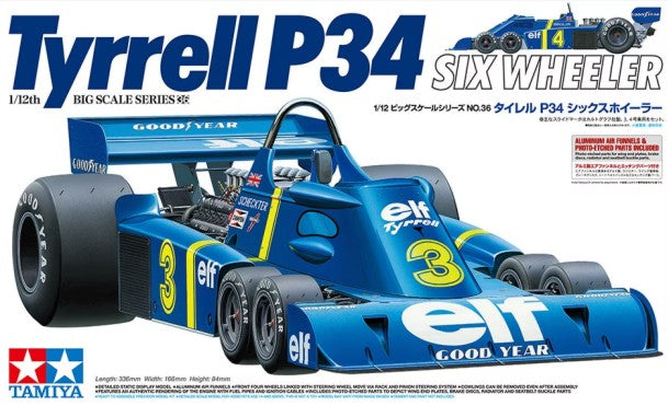 Tamiya 12036 1/12 Tyrrell P34 Six Wheeler F1 GP Race Car
