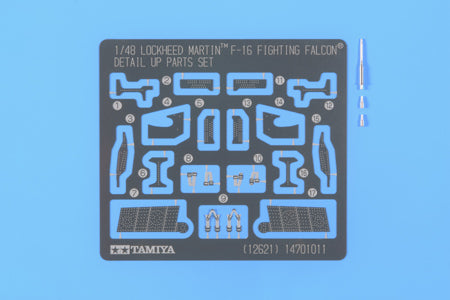 Tamiya 12621 1/48 F16 Falcon Photo-Etched Detail Set