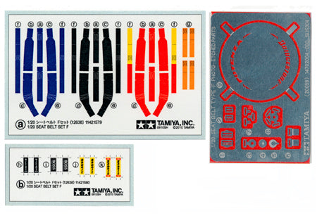 Tamiya 12638 1/20 Seat Belt Set F