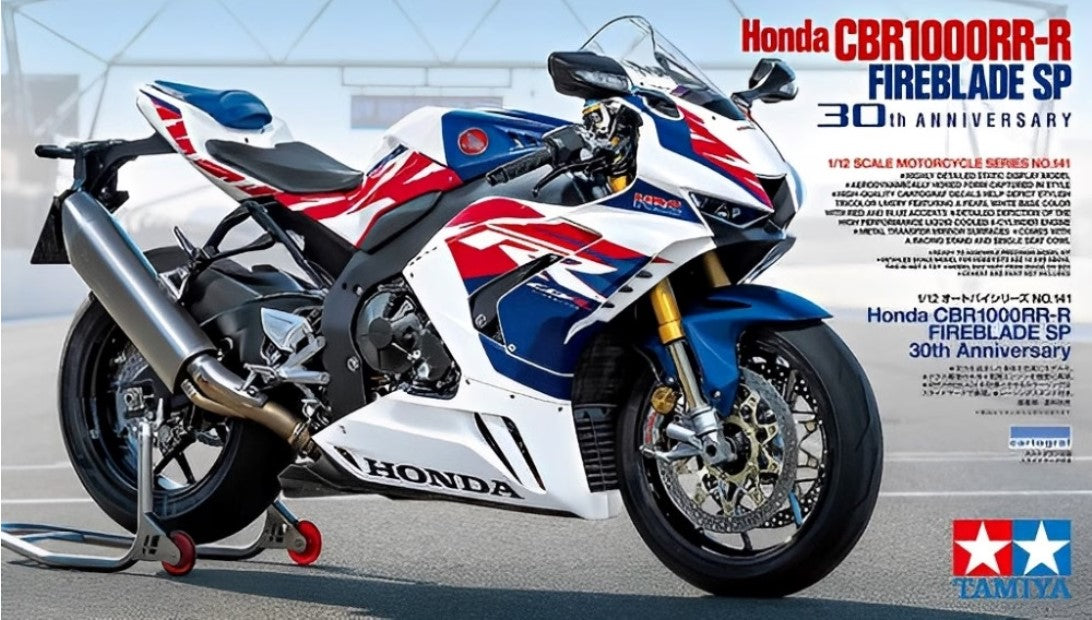 Tamiya 14141 1/12 Honda CBR1000RR-R Fireblade SP 30th Anniversary Motorcycle (Ltd Production)