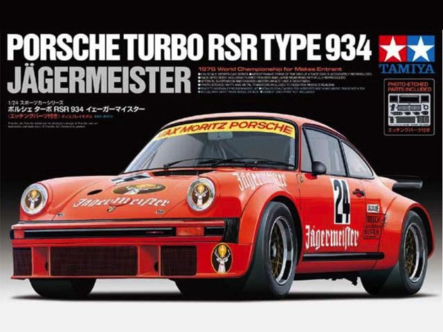 Tamiya 24328 1/24 Porsche Turbo RSR Type 934 Jagermeister Race Car