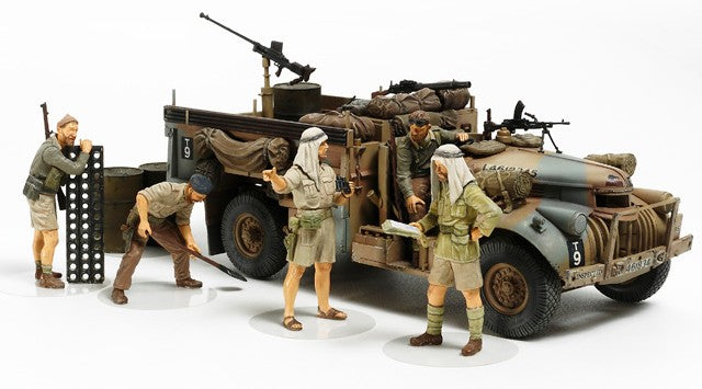 Tamiya 32407 1/35 British LRDG Command Car w/7 Crew