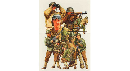 Tamiya 32513 1/48 WWII US Army Infantry GI's (15)