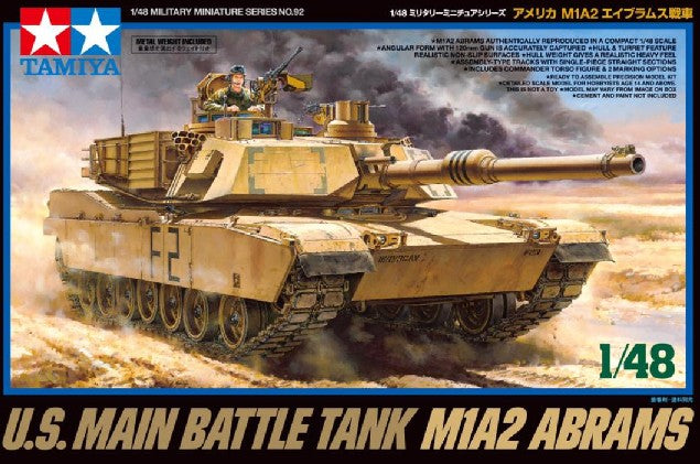 Tamiya 32592 1/48 US M1A2 Abrams Main Battle Tank