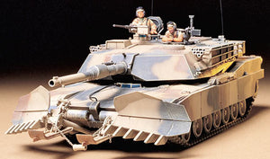 Tamiya 35158 1/35 M1A1 Abrams Tank w/Mine Plow