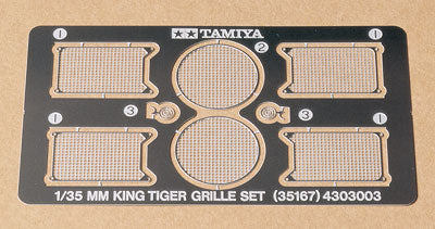 Tamiya 35167 1/35 German King Tiger Photo-Etched Grille Set