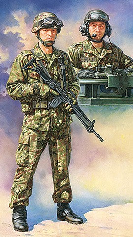 Tamiya 36316 1/16 JGSDF Tank Crew (2) (D)