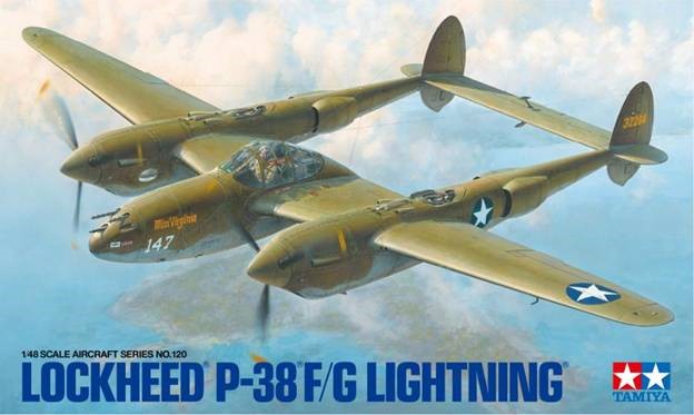 Tamiya 61120 1/48 P38F/G Lightning Fighter