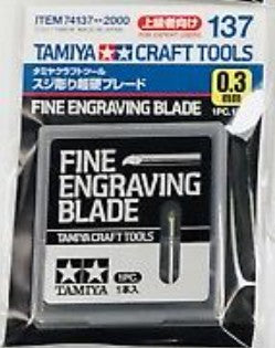 Tamiya 74137 Fine Engraving Blade (0.3mm)