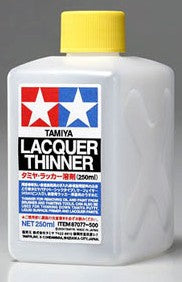Tamiya 87077 Lacquer Thinner (250ml Bottle) (6/Bx)