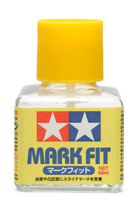 Tamiya 87102 Mark Fit Decal Solution (40ml Bottle) (6/Bx)