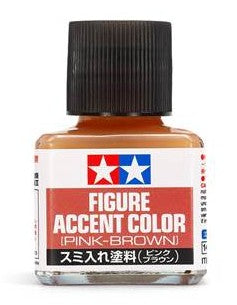 Tamiya 87201 Pink-Brown Figure Accent Color (40ml Bottle) (6/Bx)