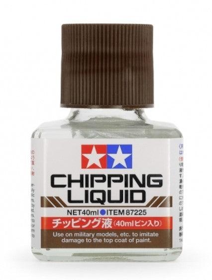 Tamiya 87225 Chipping Liquid (40ml Bottle)