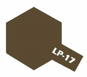 Tamiya LP17 Linoleum Deck Brown Flat Mini Lacquer Finish (6/Bx)