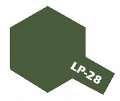 Tamiya LP28 Olive Drab Mini Lacquer Finish (6/Bx)