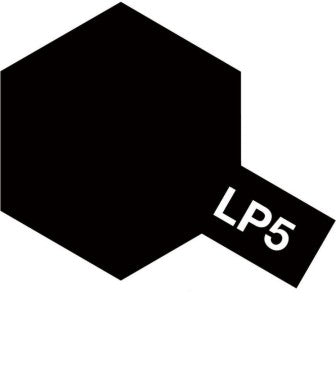 Tamiya LP5 Semi Gloss Black Mini Lacquer Finish (6/Bx)