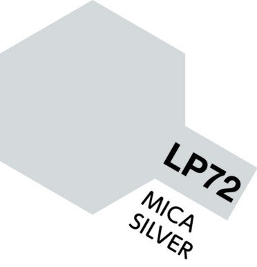 Tamiya LP72 Mica Silver Mini Lacquer Finish (6/Bx)