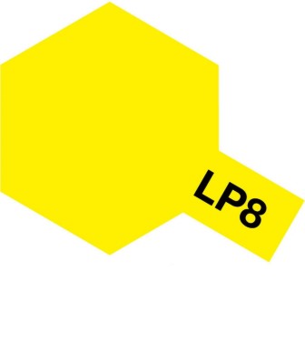 Tamiya LP8 Yellow Mini Lacquer Finish (6/Bx)