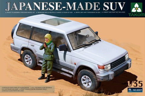 Takom 2007 1/35 Japanese-Made SUV w/Figure
