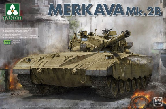 Takom 2080 1/35 Israeli Merkava Mk 2b Main Battle Tank