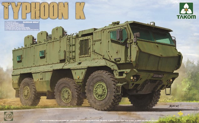 Takom 2082 1/35 Russian Typhoon K MRAP (Mine Resistant Ambush Protected) Vehicle