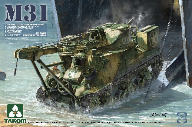 Takom 2088 1/35 US M31 Tank Recovery Vehicle