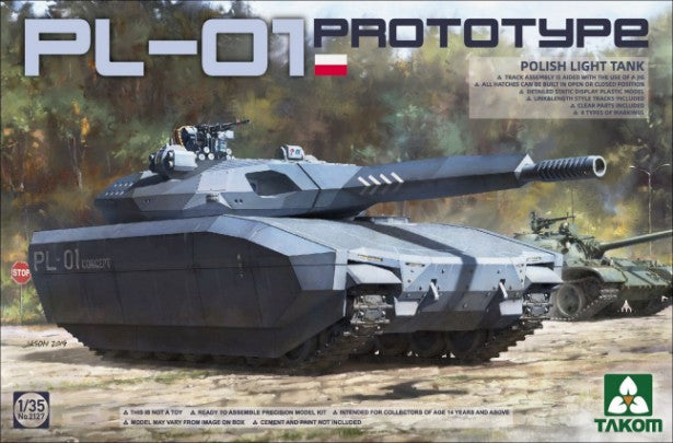 Takom 2127 1/35 Polish PL01 Prototype Light Tank