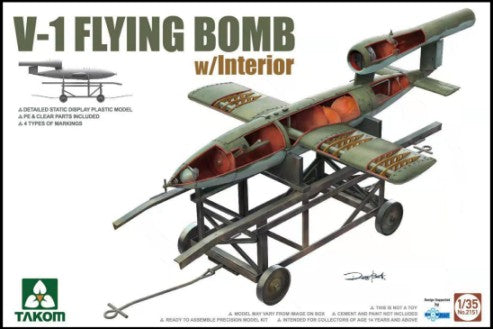Takom 2151 1/35 V1 Flying Bomb w/Interior
