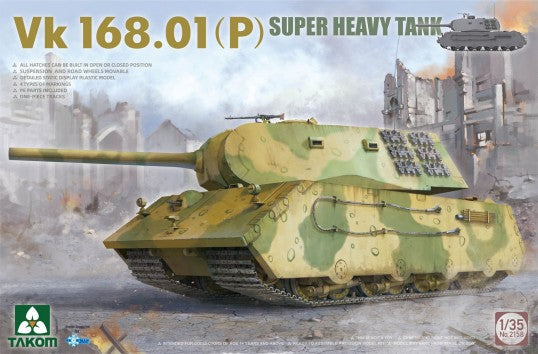 Takom 2158 1/35 Vk 186.01(P) Super Heavy Tank