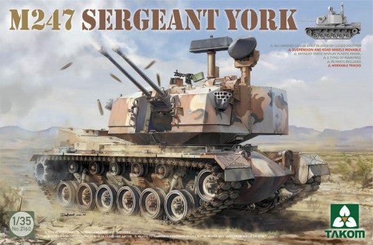Takom 2160 1/35 M247 Sergeant York Tank