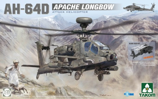 Takom 2601 1/35 AH64D Apache Longbow Attack Helicopter