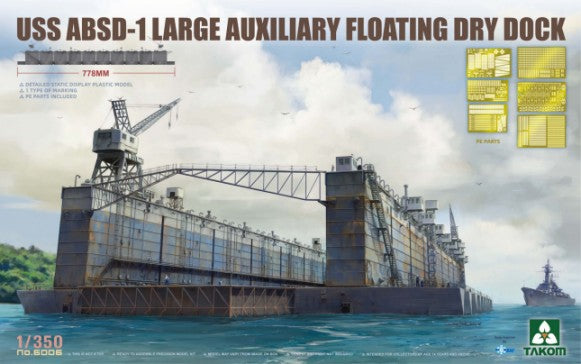Takom 6006 1/350 USS ABSD1 Large Auxiliary Floating Dry Dock