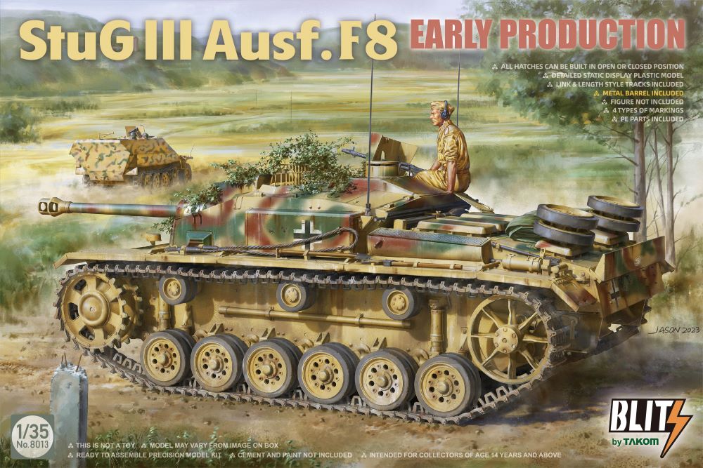 Takom 8013 1/35 StuG III Ausf F8 Early Production Tank