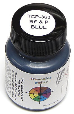 Tru-Color Paint 363 All Scale Railroad Color Acrylic Paints - 1oz 29.6mL -- Richmond, Fredericksburg & Potomac Blue