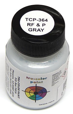 Tru-Color Paint 364 All Scale Railroad Color Acrylic Paints - 1oz 29.6mL -- Richmond, Fredericksburg & Potomac Gray