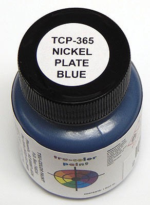 Tru-Color Paint 365 All Scale Railroad Color Acrylic Paints - 1oz 29.6mL -- Nickel Plate Road Blue