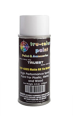Tru-Color Paint 4005 All Scale Aerosol Spray Paint 4.5oz 135ml Can -- Matte Railroad Tie Brown