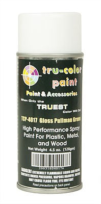 Tru-Color Paint 4017 All Scale Aerosol Spray Paint 4.5oz 135ml Can -- Gloss Pullman Green