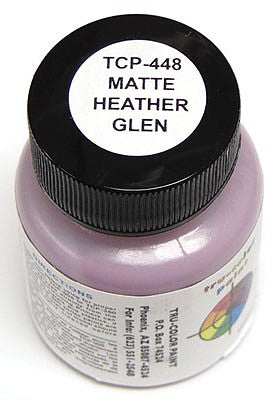 Tru-Color Paint 448 All Scale Sprayable Matte Paints - 1oz 29.6mL -- Exterior Wall - Heather Glen