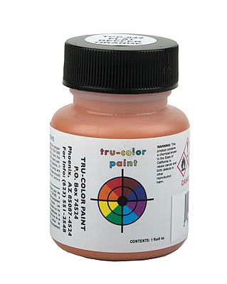 Tru-Color Paint 842 All Scale Flat Brushable Color Acrylic Paints - 1oz  29.6mL -- Reefer Orange