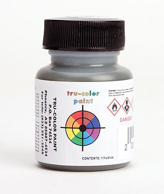 Tru-Color Paint 854 All Scale Flat Brushable Color Acrylic Paints - 1oz  29.6mL -- Canadian National Green